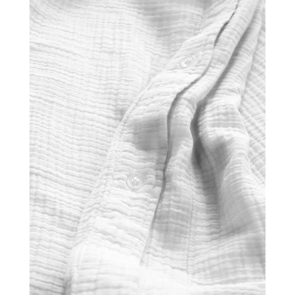 Quince NWT Organic Cotton Gauze Duvet Cover Set With 2 Shams King/Cal King White